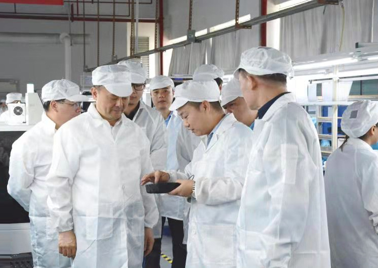 萍乡市委书记陈敏率队到南宫集团考察